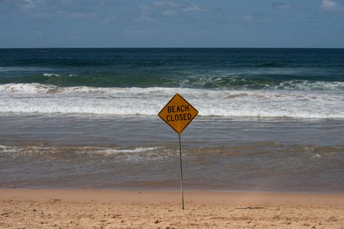 Surfer atacado por Shark em Dee Why Beach, em Sydney, em 06 de setembro de 2025 Foto: Flavio Brancaleone/The Sydney Morning Herald
