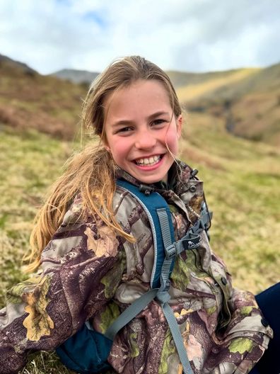 Princess Charlotte in the portrait shared for her 10th birthday, May 2025