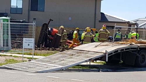 Worker seriously injured after being hit by excavator