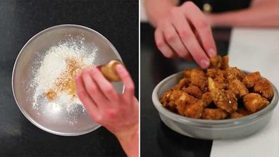 Viral popcorn chicken recipe