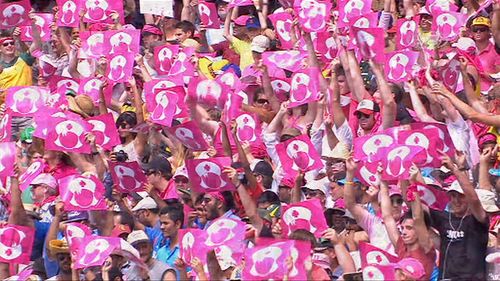 The SCG is going to turn pink today to raise money for the foundation.