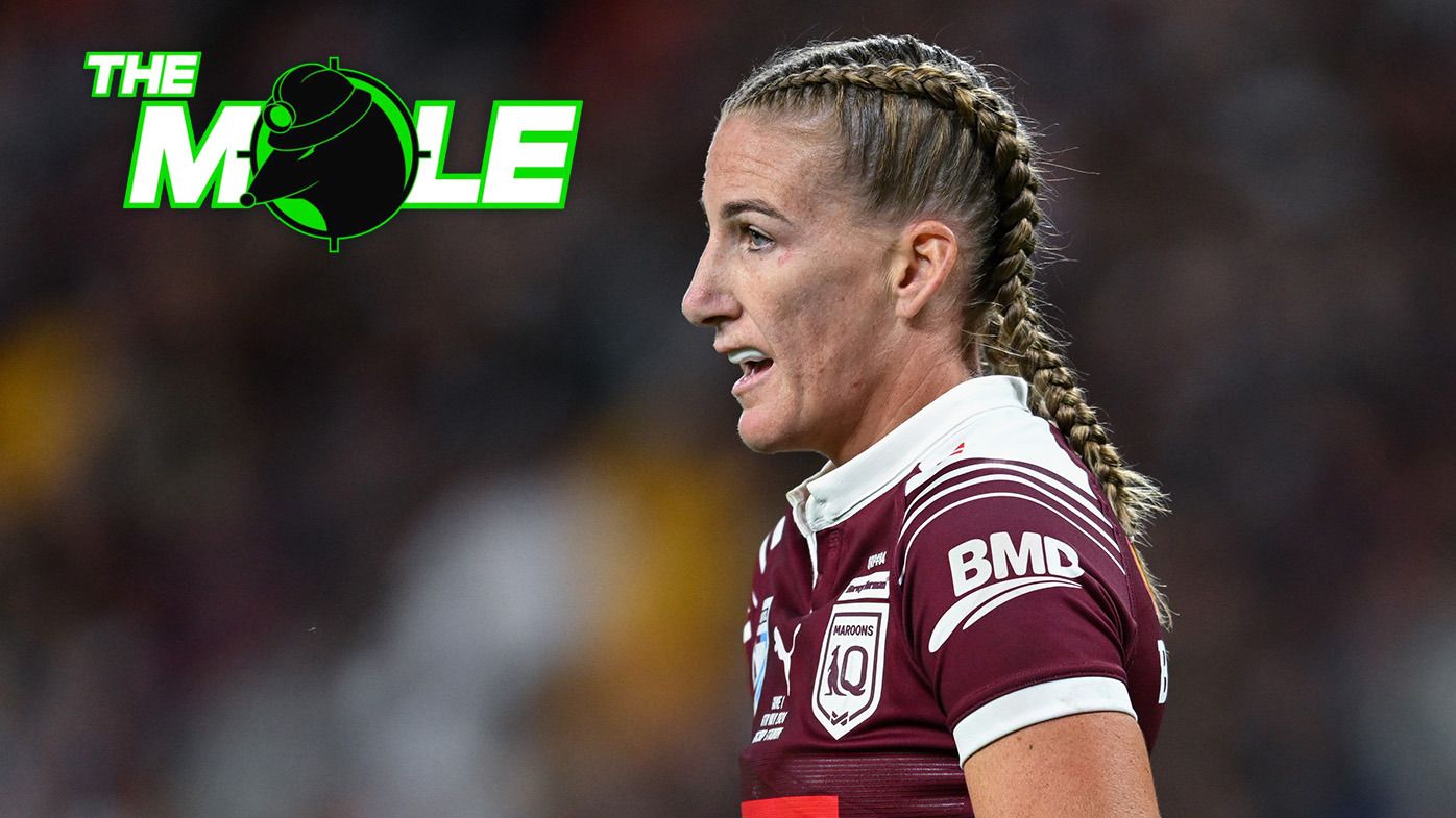 Ali Brigginshaw had a quiet night for  the Maroons in the first State of Origin clash against NSW.