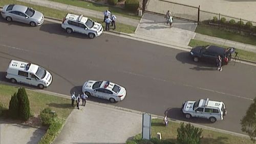 The shooting occurred in an industrial area in Smeaton Grange, in Sydney's south-west. (9NEWS)