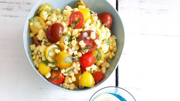 Fresh corn and cherry tomato salad recipe