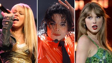 Miley Cyrus/Hannah Montana, Michael Jackson and Taylor Swift have all had top grossing concert films.