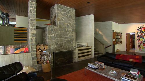 Inside the iconic Seidler House. 