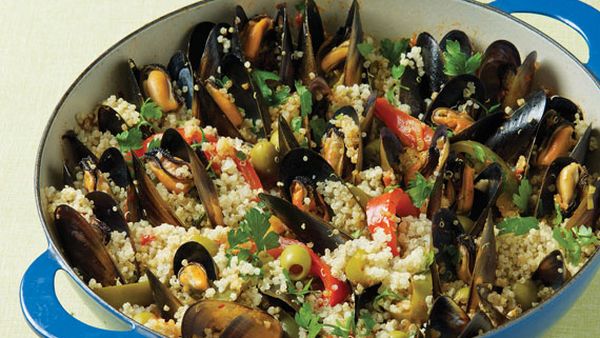 Rena Patten's Spanish-style mussels