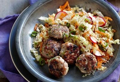 Tuesday: Asian-style chicken meatballs