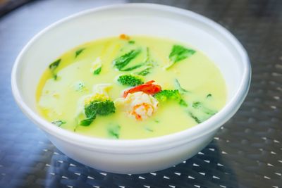 Coconut curry soup