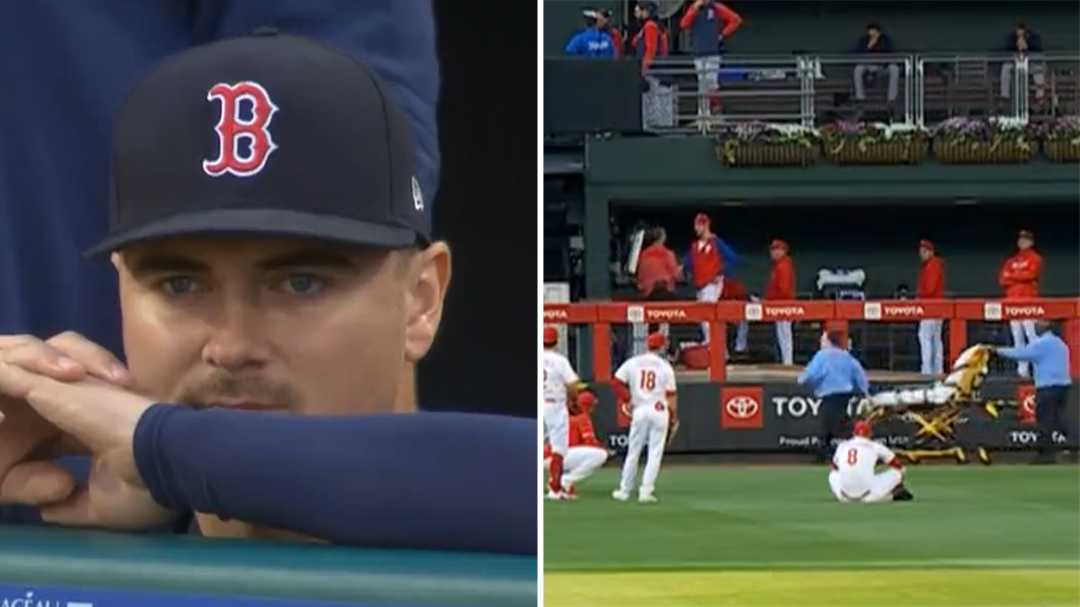 'Very scary situation': Spectator tumbles over railing into Red Sox bullpen 