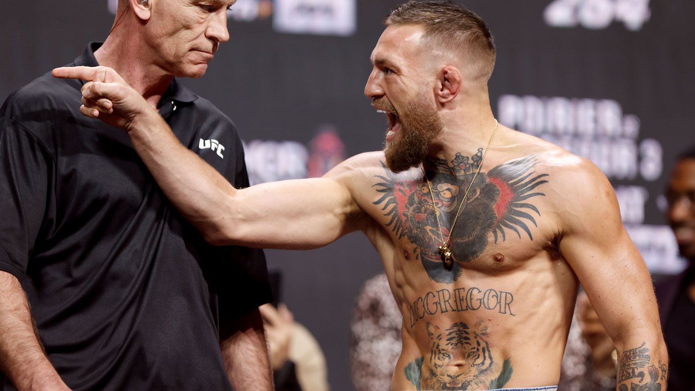 'You're dead tomorrow night': Conor McGregor slaps Dustin Poirier with brutal pre-fight threat