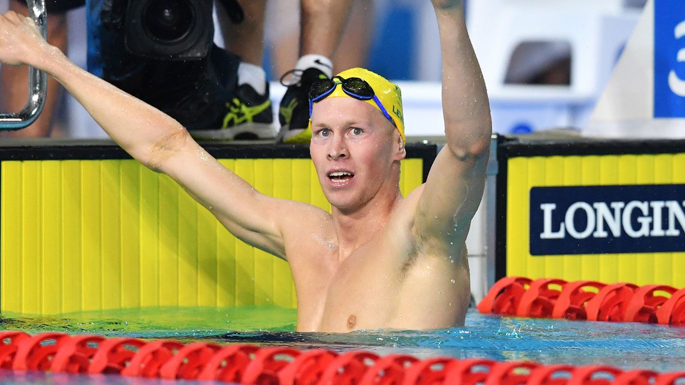 Late call-up Clyde Lewis completely shattered after men's 400IM gold
