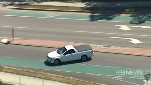 Queensland Police were unable to pursue the man due to its no pursuit policy. (9NEWS)