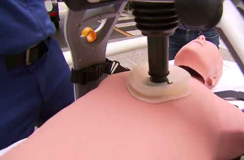 The 'Lucas Machine' is being partially credited with saving the 38-year-old's life. (9NEWS)