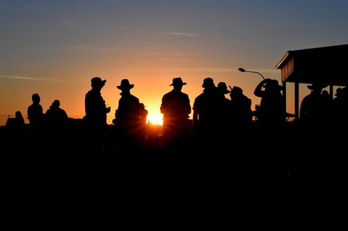 Birdsville is famous for its annual horse race, the Birdsville Races. (AAP)
