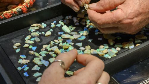 Coober Pedy is known as "the opal capital of the world".