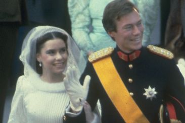 Grand Duchess Maria Teresa and Grand Duke Henri of Luxemburg married. 