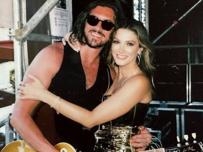 Delta Goodrem and Matthew Copley
