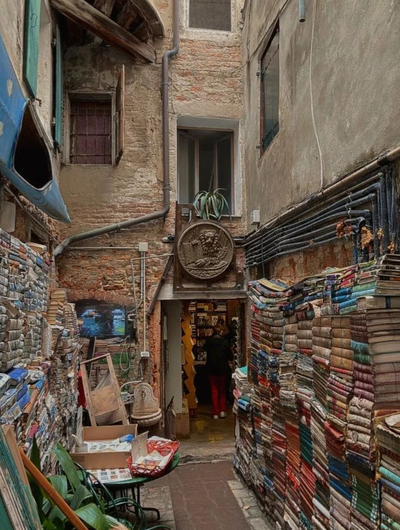 Libreria Acqua Alta, Venice, Italy