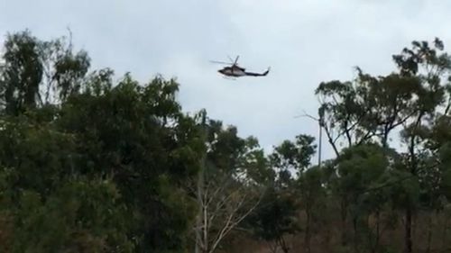 Rescue helicopters, police, volunteers and SES crews are among those searching for the boys. (9NEWS)