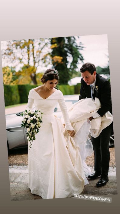 Princess Eugenie shares never seen before photo from her wedding day