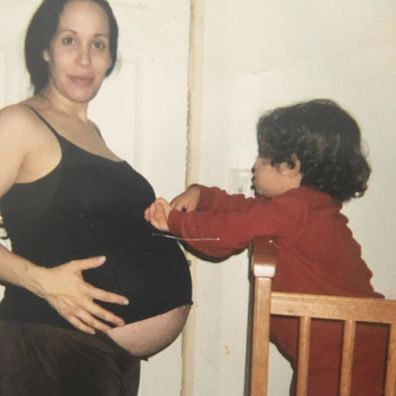Natalie 'Nadya' Suleman, also known as Octomom, when she was pregnant with her octuplets