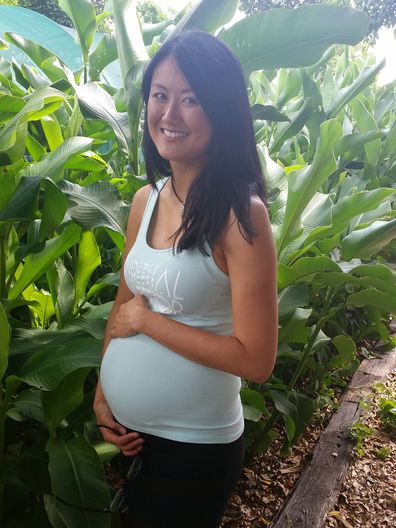 During her pregnancy Sarah Yip struggled with weight gain after years of disordered eating.