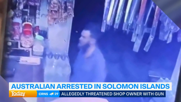 Australian man arrested in Solomon Islands