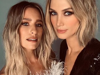 Renee Bargh and Delta Goodrem