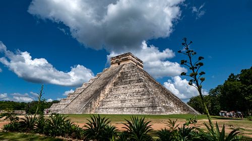 The discovery was made under the Mayan ruins of Chichen Itza in Mexico
