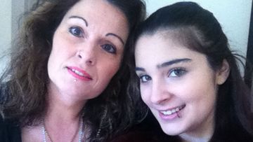 Cassidy Trevan, with her mother Linda. 