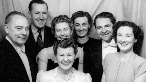 The photo taken at the Palais in 1948 that confirmed the truth. Nina Bigmore is pictured far right, next to Colin Bergensen. 