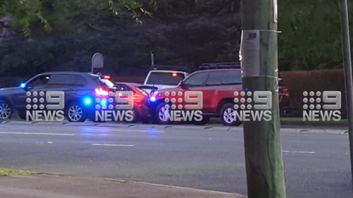 A NSW Police incident has unfolded in front of shocked drivers in Sydney's upper north shore on Friday evening.