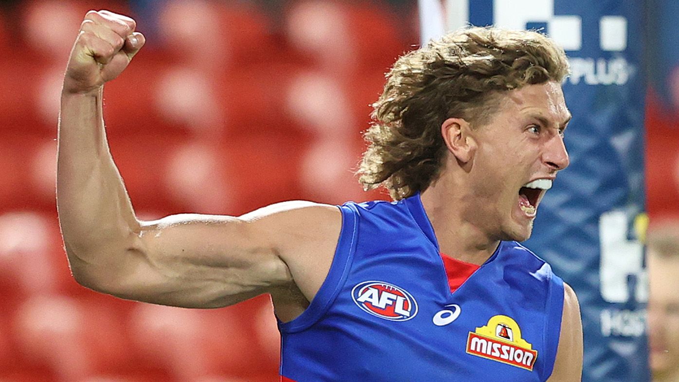 Shift Aaron Naughton from forward to defence, says Western Bulldogs legend Brad Johnson