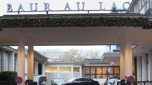 Hotel Baur au Lac in Zurich, where Swiss officials arrested FIFA football officials