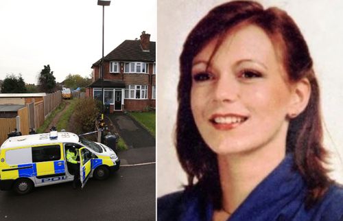 UK police investigating the murder of Suzy Lamplugh, right, are searching a house in Birmingham, central England.