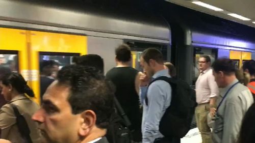 Regular train services are running but stopping patterns may change at short notice. (9NEWS)