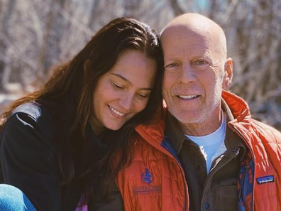 Bruce Willis with wife Emma Heming.Bruce Willis with wife Emma Heming.