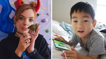 Australian actress Chloe Hayden (left) has called on the Australian Government to allow a Cairns family facing deportation - because of their son Seongjae&#x27;s diagnosis - to stay.
