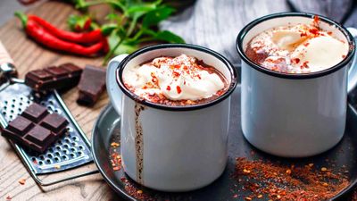 Recipe: <a href="http://kitchen.nine.com.au/2017/07/07/13/04/sugar-free-chilli-hot-chocolate" target="_top">Sugar-free chilli hot chocolate</a>