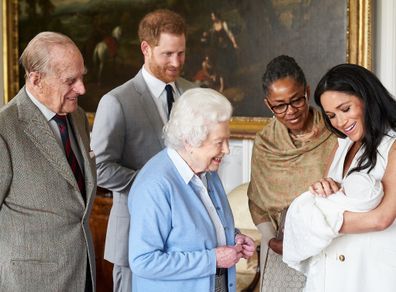 Doria arrived in the UK three weeks ahead of the birth of her first grandchild.