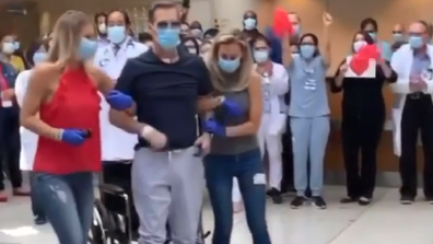 Gregg Garfield leaves hospital after 64 days of treatment for coronavirus.