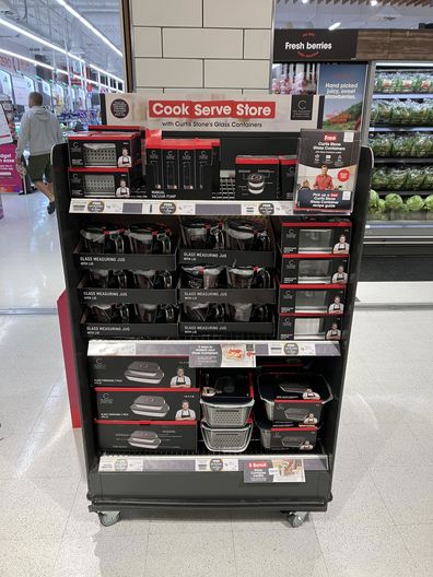 Coles Curtin stone glassware range