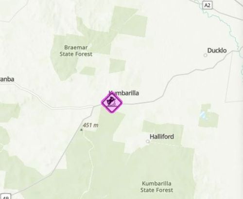 Police were called to the Moonie Highway in Kumbarilla, around 118km from Toowoomba, around 4.30am after a collision between a car and a fuel tanker, which overturned the tanker.