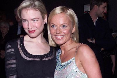 With signature squint and porcelain skin in tow, Renee partied with pal Geri Halliwell at the UK premiere of <i>Bridget Jones Diary</i> in 2001! <br/>