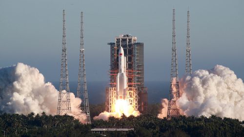 China launches new-generation spacecraft Long March-5B for first mission