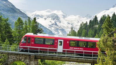 The Bernina Express, Switzerland