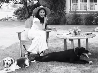 Meghan Markle and her dogs