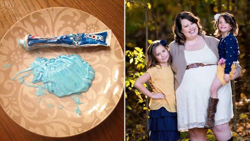 US mother teaches daughter valuable life lesson using tube of toothpaste