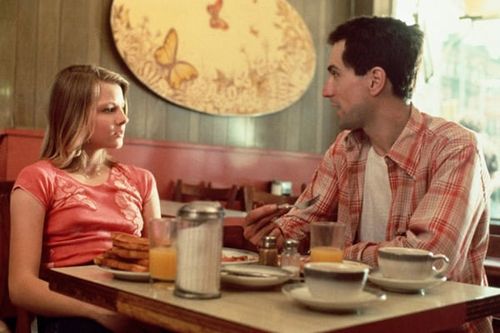 Jodie Foster and Robert De Niro star in Taxi Driver.